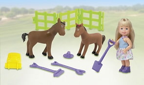 Игровой набор - Paula. В деревне, 3 вида (Paula collection, MC23602)