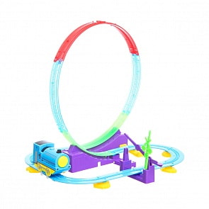 Трек - Мертвая петля, 28 деталей и световые эффекты (Yako, Y18641018)