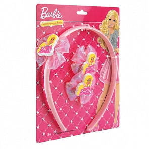 Аксессуары для волос Барби: ободок и резинки (Играем вместе, SET-BB-01sim)