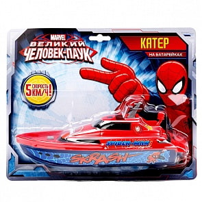 Катер «Спайдермен» на батарейках (Играем вместе, V9016-Rsim)