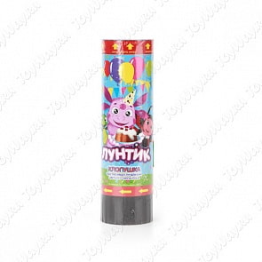 Хлопушка Лунтик 15 см (Веселый праздник, POP-15-LNTsim)