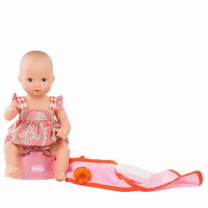 Кукла - Аквини-девочка - Винтажная с аксессуарами (Gotz, 1853035)