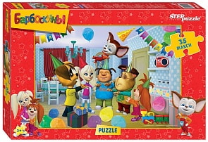 Пазл MAXI Барбоскины, 35 элементов (Step Puzzle, 91216)