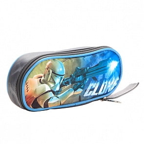 Пенал на молнии «Звездные Войны» с дополнительным карманом (Играем вместе, 13PC-03-DSWA)