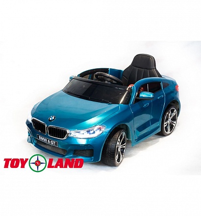 Электромобиль BMW 6 GT, цвет - синий глянец 