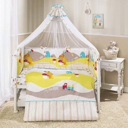 Комплект постельного белья для детей Perina™ - Кроха, веселый кролик 