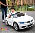 Электромобиль ToyLand BMW 3 белого цвета  - миниатюра №10