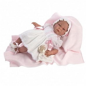 Кукла реборн Клаудия в кружевном платье, 46 см. (Asi, 464840)  