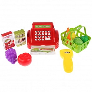 Игровой набор – Мой магазин - Касса с аксессуарами, свет и звук (Играем вместе, B1551038-R)