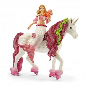 Игровой набор - Русалочка Фея на подводном единороге (Schleich, 70593)
