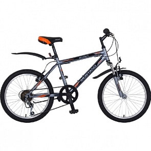 Велосипед подростковый mtb колеса20' хард, scout 1100 14', 6 скоростей, mr22/ml-g56, тормоз v-brake, черный (Mustang, ST20088-ST)