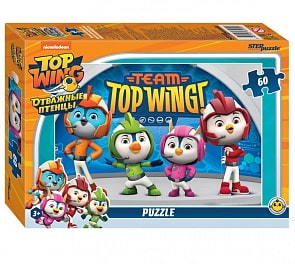 Пазлы – Отважные птенцы, 60 деталей (Step Puzzle, 81200)