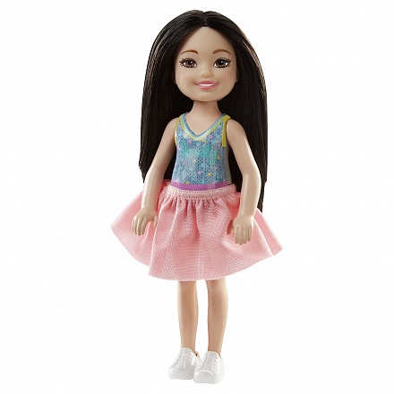 Кукла Barbie - Клуб Челси, Челси шатенка, 14 см 