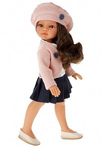 Эльвира в берете, брюнетка, 33 см (Antonio Juans Munecas, 2587B)