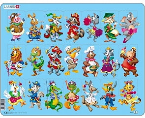 Пазл Зверюшки (Larsen, NM5)