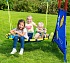 Качели Hudora Nestschaukel Alu 120, blau/gelb сине-зеленые  - миниатюра №1