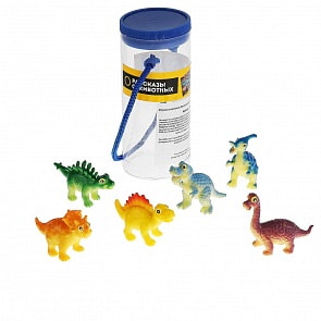 Набор фигурок - Динозавры, 6 штук (Играем вместе, T27007 (144)) (ассортимент) 