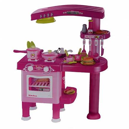 Игровой набор Кухня розовая 