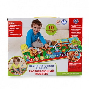 Развивающий коврик с песенками на стихи А. Барто (Умка, B965830-R1sim)
