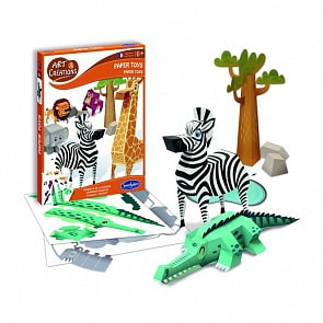 Набор для детского творчества – Саванна - Фигурки из бумаги (SentoSpherE, 2033k)
