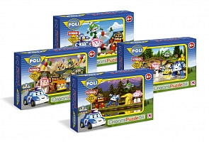 Мини-паззл Robocar Poli 54 элемента (Origami, 00184or)