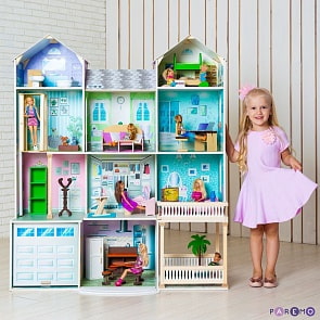 Интерактивный дом - Поместье Виттория с мебелью, свет, звук (Paremo, PD318-18)