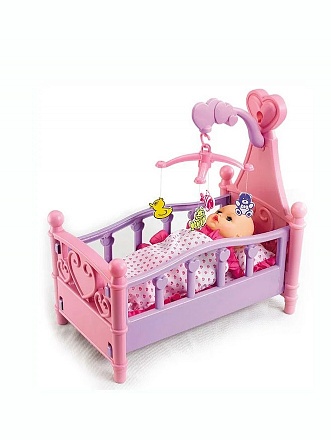 Кроватка для кукол Dream Sweet Bed с аксессуарами 