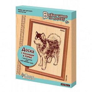Доски для выжигания - Лайка, в рамке, 2 штуки (Десятое королевство, 01807ДК)