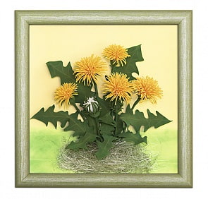 Набор для творчества 3D картина из фоамирана - Одуванчики (Волшебная мастерская, FM-01)