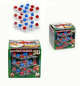 Игра настольная. Крестики-нолики 3D (Русский Стиль, 09020н)	