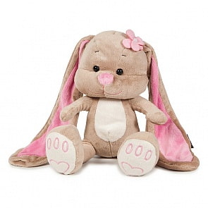 Зайка Лин с цветочком на голове, 25 см (MaxiToys, JL-005-25)
