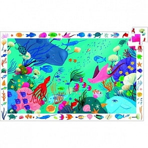 Пазл и игра на наблюдательность - Океан (Djeco, 07562k)