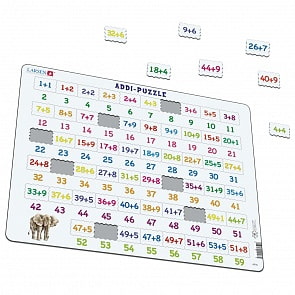 Пазл – Сложение, 58 деталей (Larsen, AR8k)