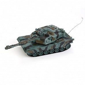 Танк на радиоуправлении с аккумулятором, свет и звук, подвижная башня (B1202940)