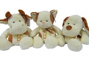 Плюшевая игрушка (мишка, собачка, бычок) 19 см (Simba, 1159210)