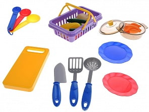 Набор игровой кухонный с продуктами серии Помогаю Маме (ABtoys, PT-00193)