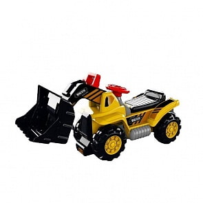 Машина-каталка - Экскаватор-погрузчик для катания детей, со звуковыми эффектами (Junfa Toys, 609M)