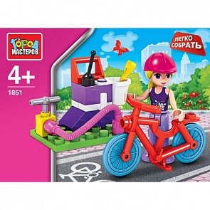 Конструктор Город Мастеров Легко собрать - Велопрогулка (Город Мастеров, AA-1851-Rsim)