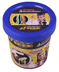 Микро-набор для экспериментов - Делаем цветных червяков - Желтый (Научные технологии, Х048нт)