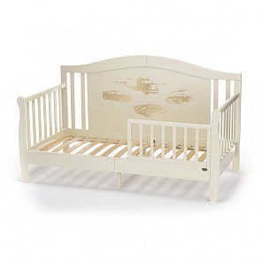 Детская кровать-диван Nuovita Stanzione Verona Div Macchina, Vaniglia/Ваниль (Nuovita, NUO-dVER_125)