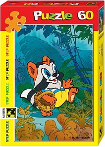 Пазл Крошка Енот, 60 элементов (Step Puzzle, 81005)