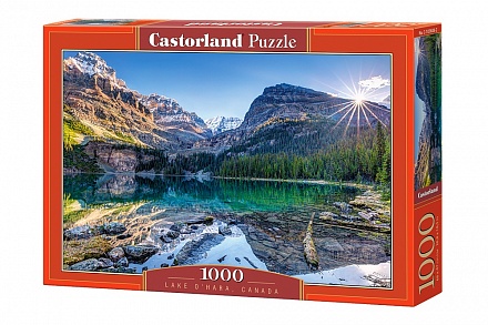 Пазлы Castorland - Озеро О'Хара. Канада, 1000 элементов 