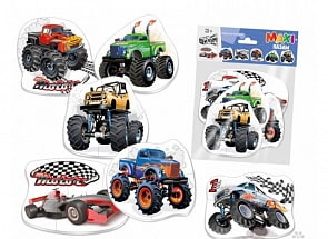 Maxi-пазлы - Крутые тачки (Русский стиль, 07139)