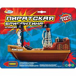 Катер «Пиратская бригантина» на батарейках (Играем вместе, V9012G-Rsim) - миниатюра