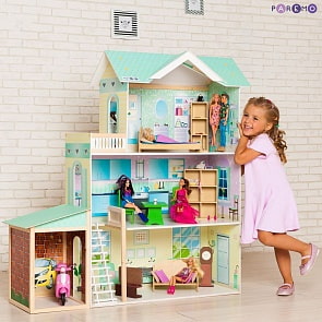 Кукольный дом с мебелью - Жозефина Гранд, 11 предметов (Paremo, PD318-13)