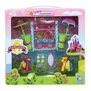 Игровой набор Пониландия - Гардеробная с 13 аксессуарами (1Toy, Т53076) (ассортимент)