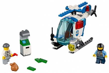 Lego Juniors. Лего Джуниорс. Погоня на полицейском вертолёте 