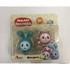 Фигурки из серии Малышарики - Крош и Бараш, на блистере (Играем вместе, F-32R)