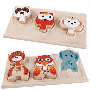 Деревянный пазл – Животные (Play Toy, 5611k)