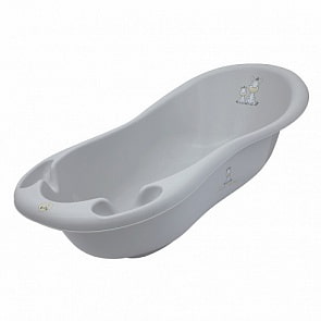Ванночка детская 84 см Zebra, цвет серый (Maltex, 6807_серый)